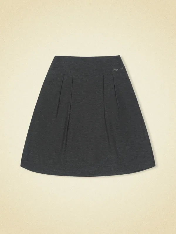 cozy skirt - charcoal