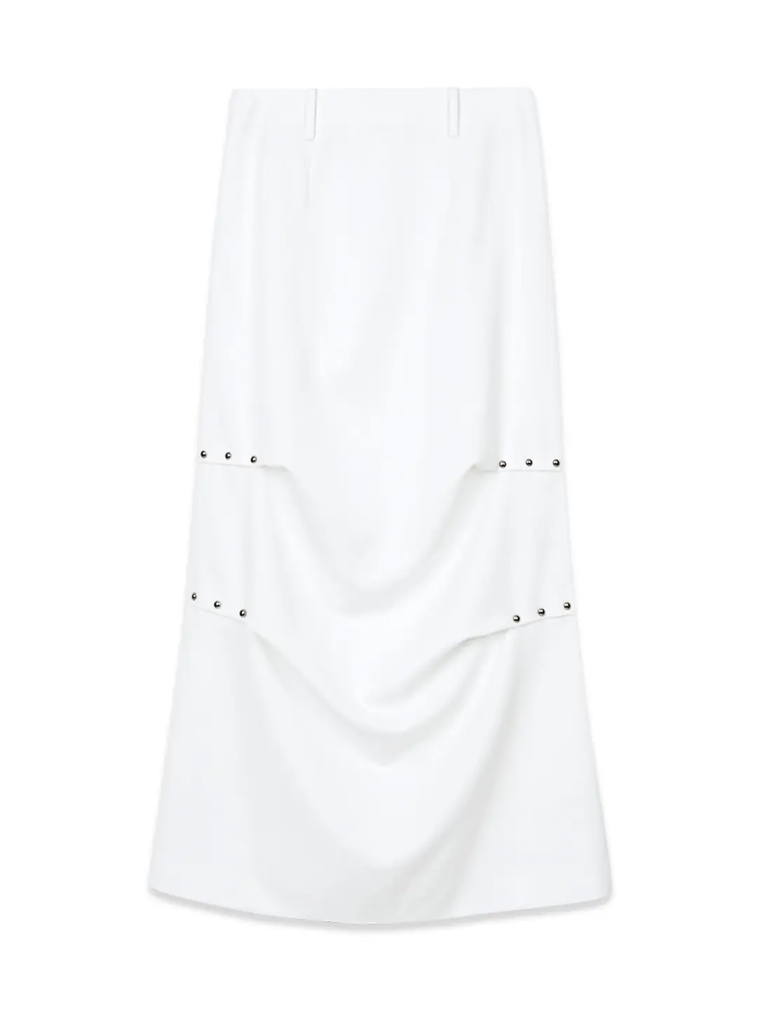 마가린핑거스 RIVET LONG SKIRT (WHITE) 상품 이미지 3