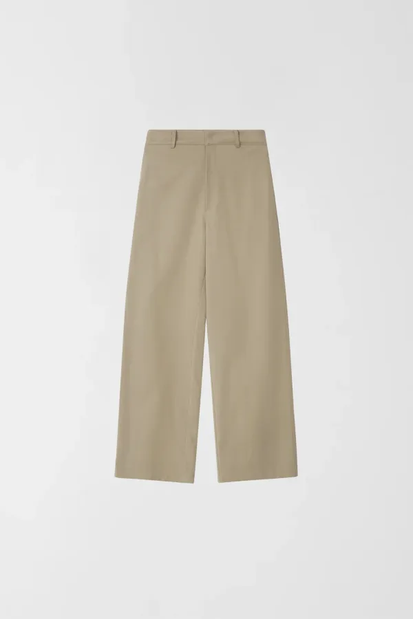 SOFT STRAIGHT TROUSERS_BEIGE_OE1C2MPL10BEG
