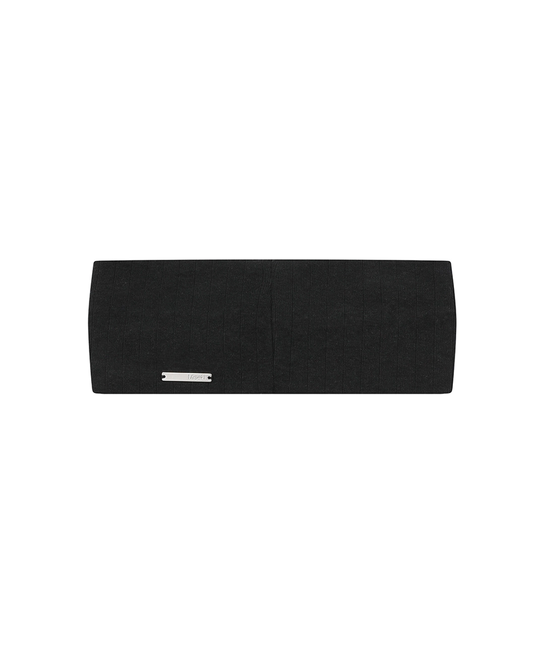 미세키서울 Button shirring hair band BLACK 상품 이미지 2