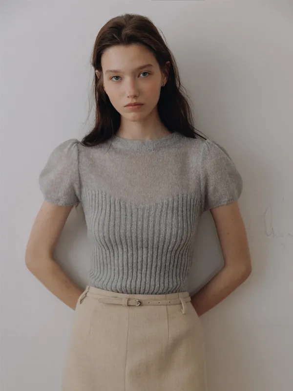 Mellow Half Neck Knit_4Color