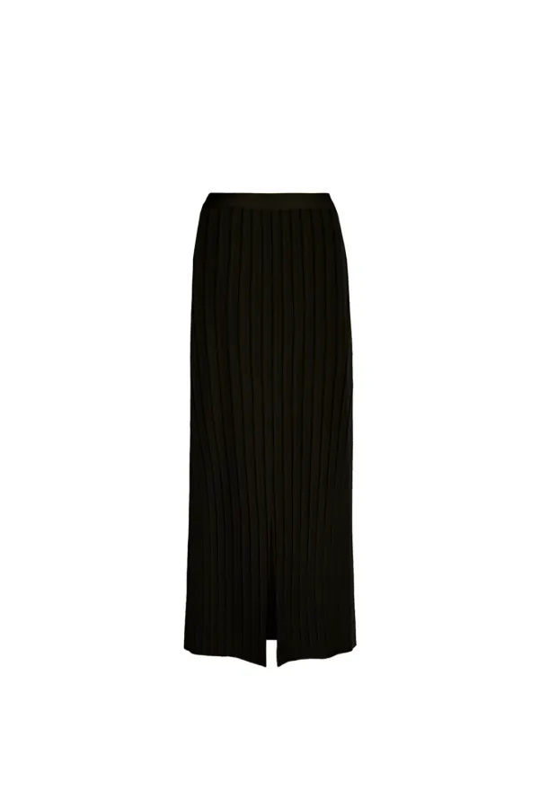 MILLIE KNIT SKIRT [BLACK]
