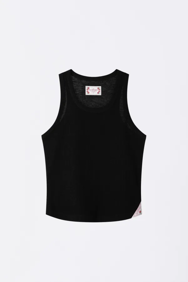 The Day Dreamers Rib Tank Top Black