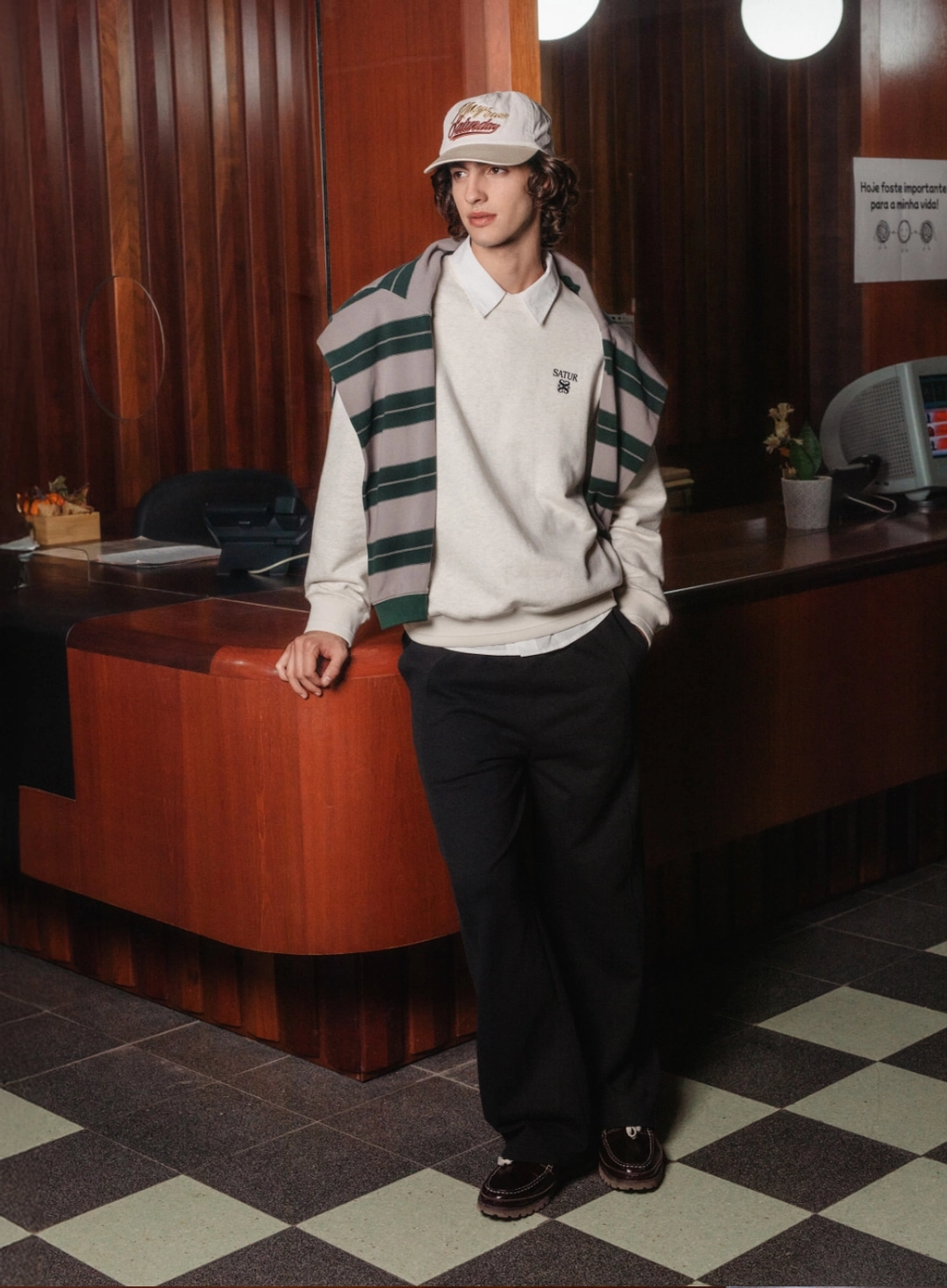 세터 Panel Track Pants - Black 상품 이미지 3