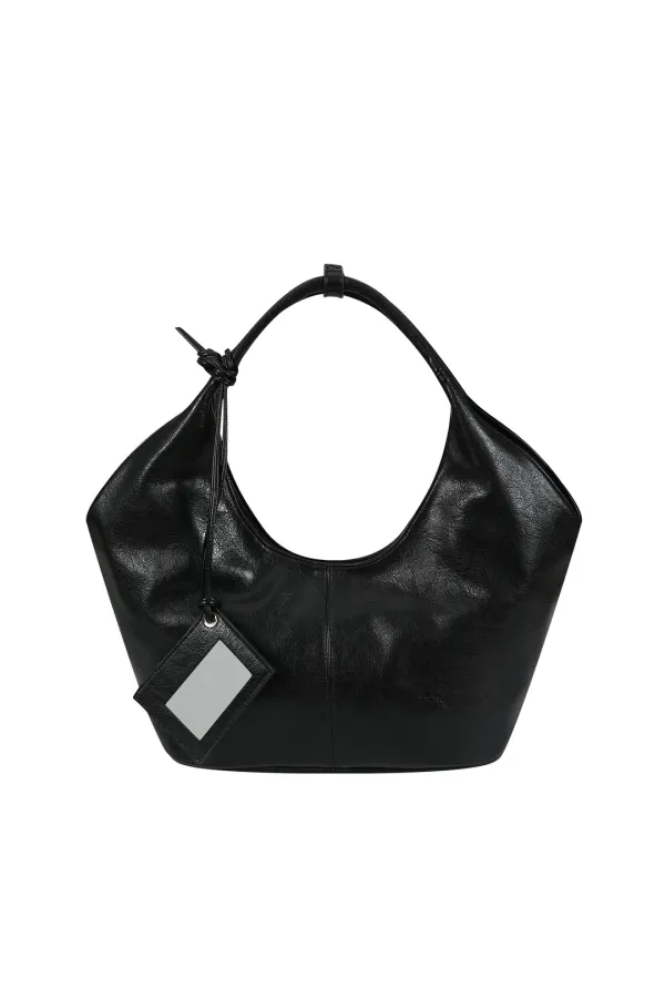 6/10 예약배송 미디움 베이스 백 & 거울 카드 참 세트 medium vase bag (black) & mirror card charm set