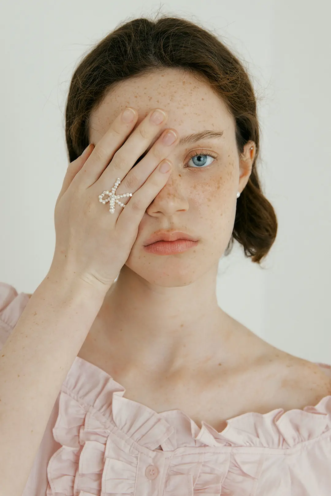 루시르주 Pearl Ribbon Ring 상품 이미지 1