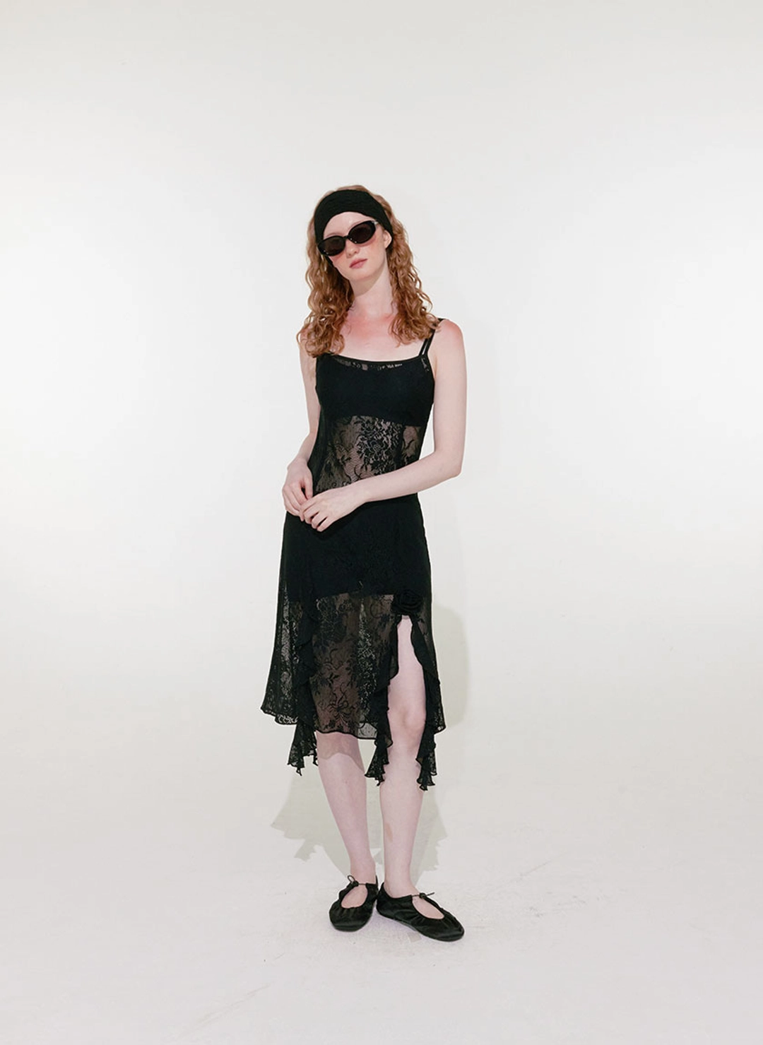 루루서울 Antique See Through Dress (Black) 상품 이미지 2