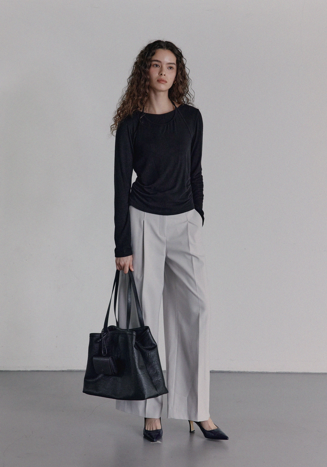 엘로주 Benu Pintuck Slacks 상품 이미지 2