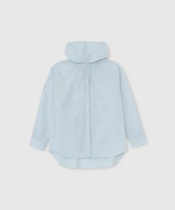Hooded shirt (Light blue)