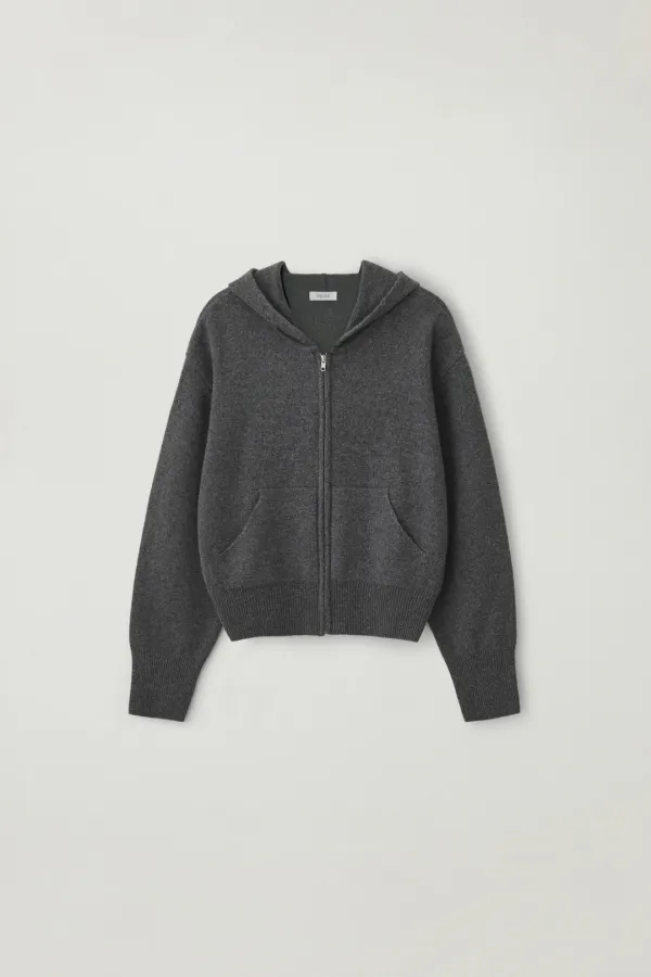 Pound hoodi zip-up (Charcoal)