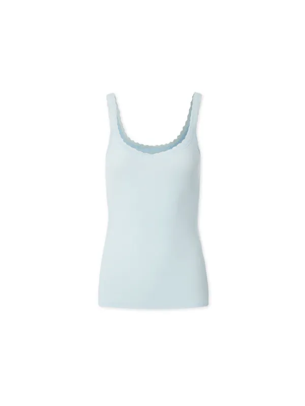 ✲3RD POSI LACE SLEEVELESS ICE BLUE