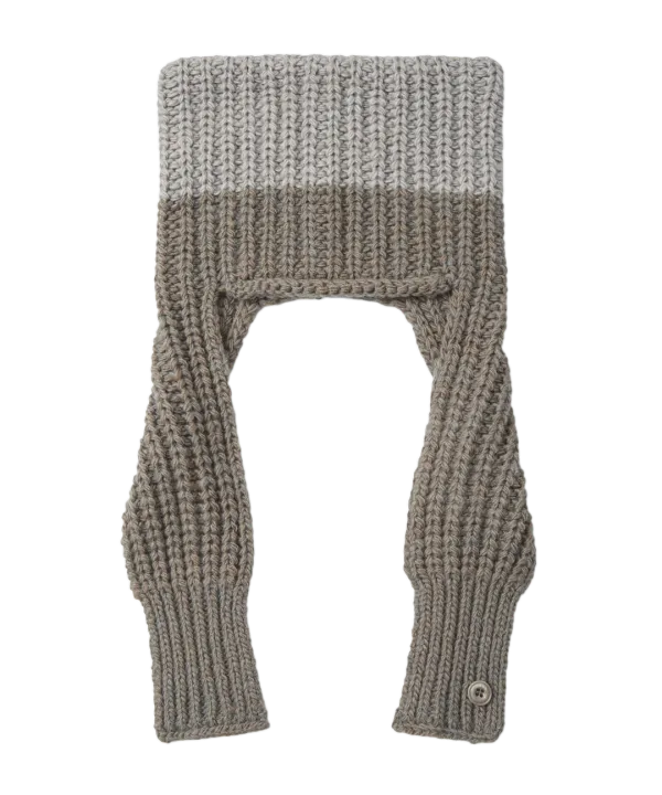BULKY SQUARE BEANIE [OLIVE]