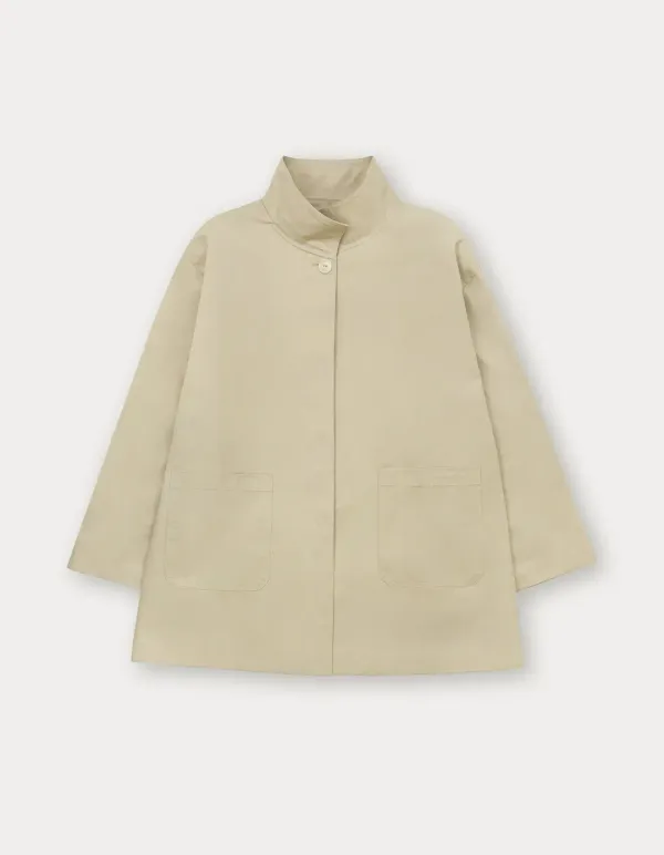Breeze Half Trench Coat - Beige