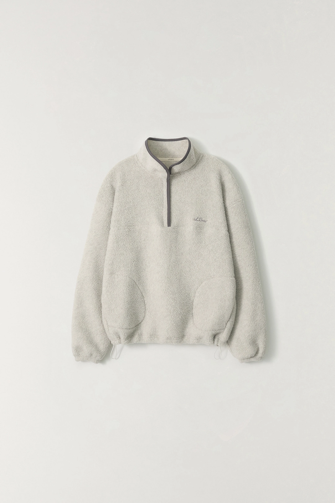 더라우스트 플리스 하프 집업 LIGHT GRAY 상품 이미지 1