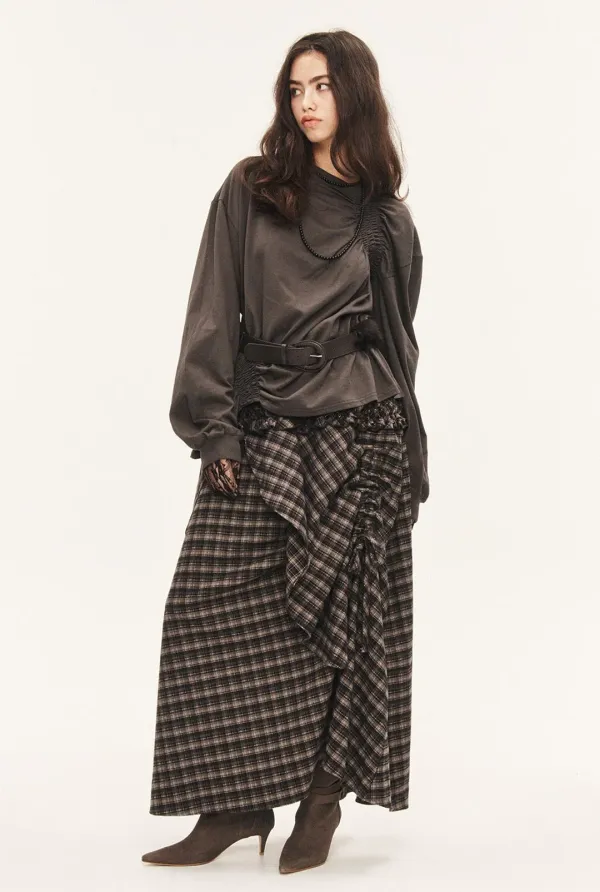 Tartan soup skirt