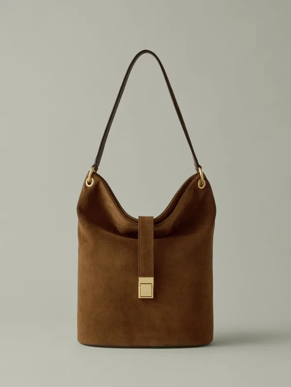 Rue Bag Suede Cinnamon