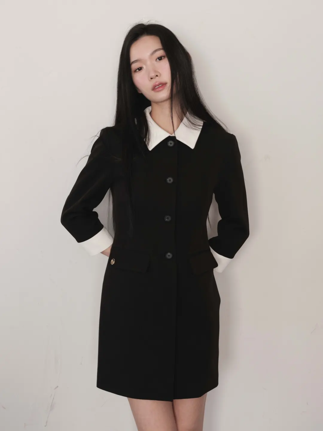 메리온 페브 카라 원피스*오늘 출발 상품 이미지 2