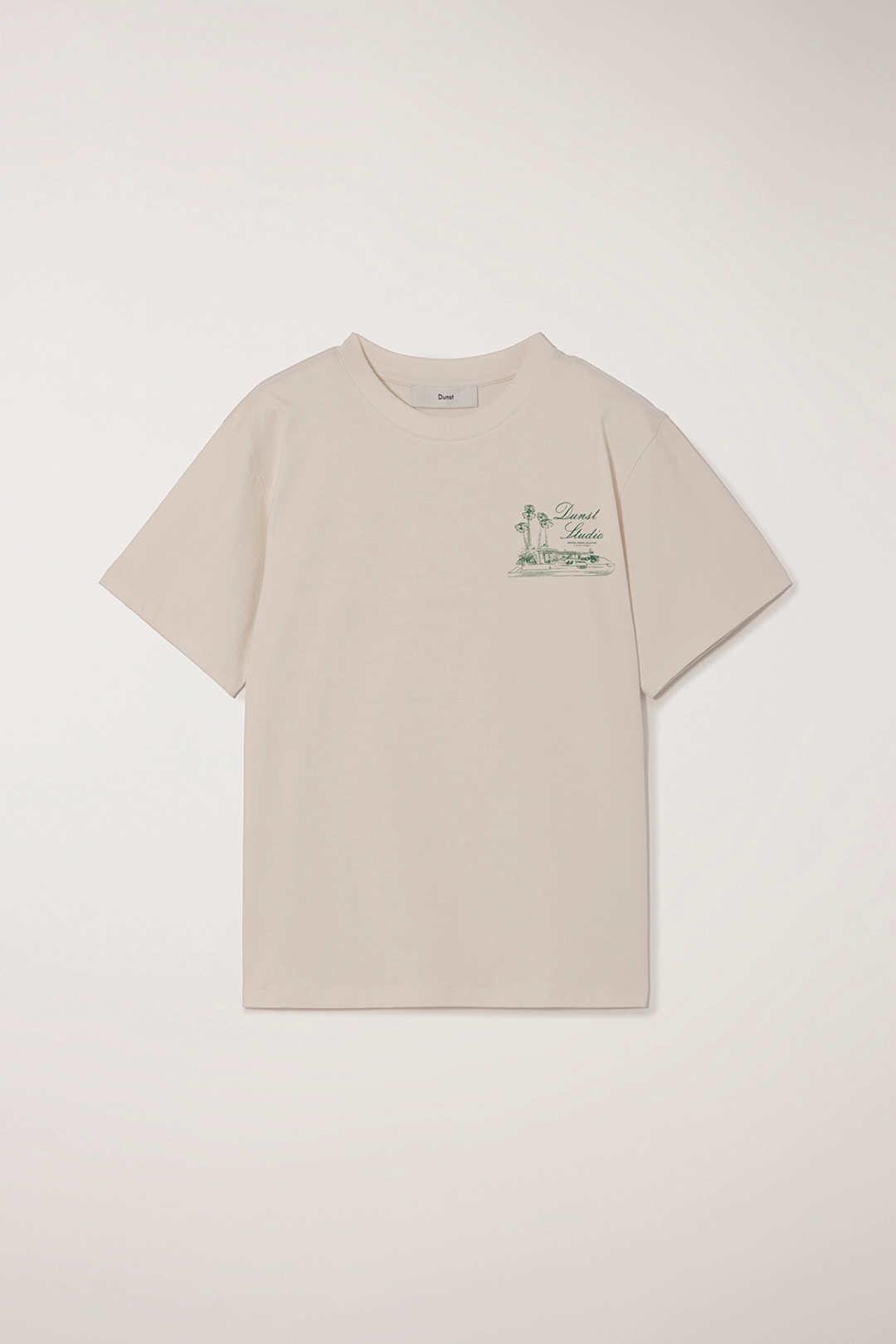 던스트 UNISEX SUMMER HOLIDAY T-SHIRT CREAM 상품 이미지 1