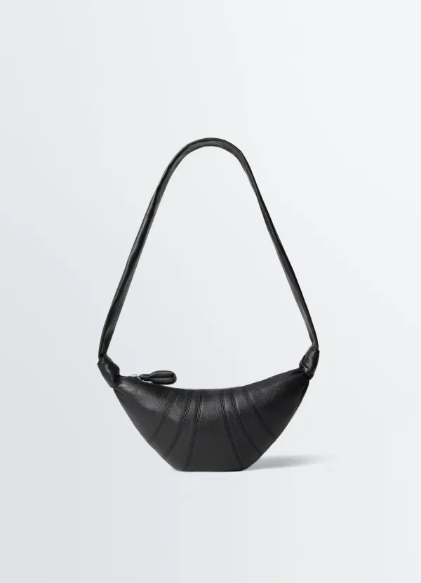 SMALL CROISSANT BAG IN LEATHER