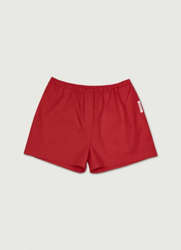 Cozy Cotton Shorts [red]