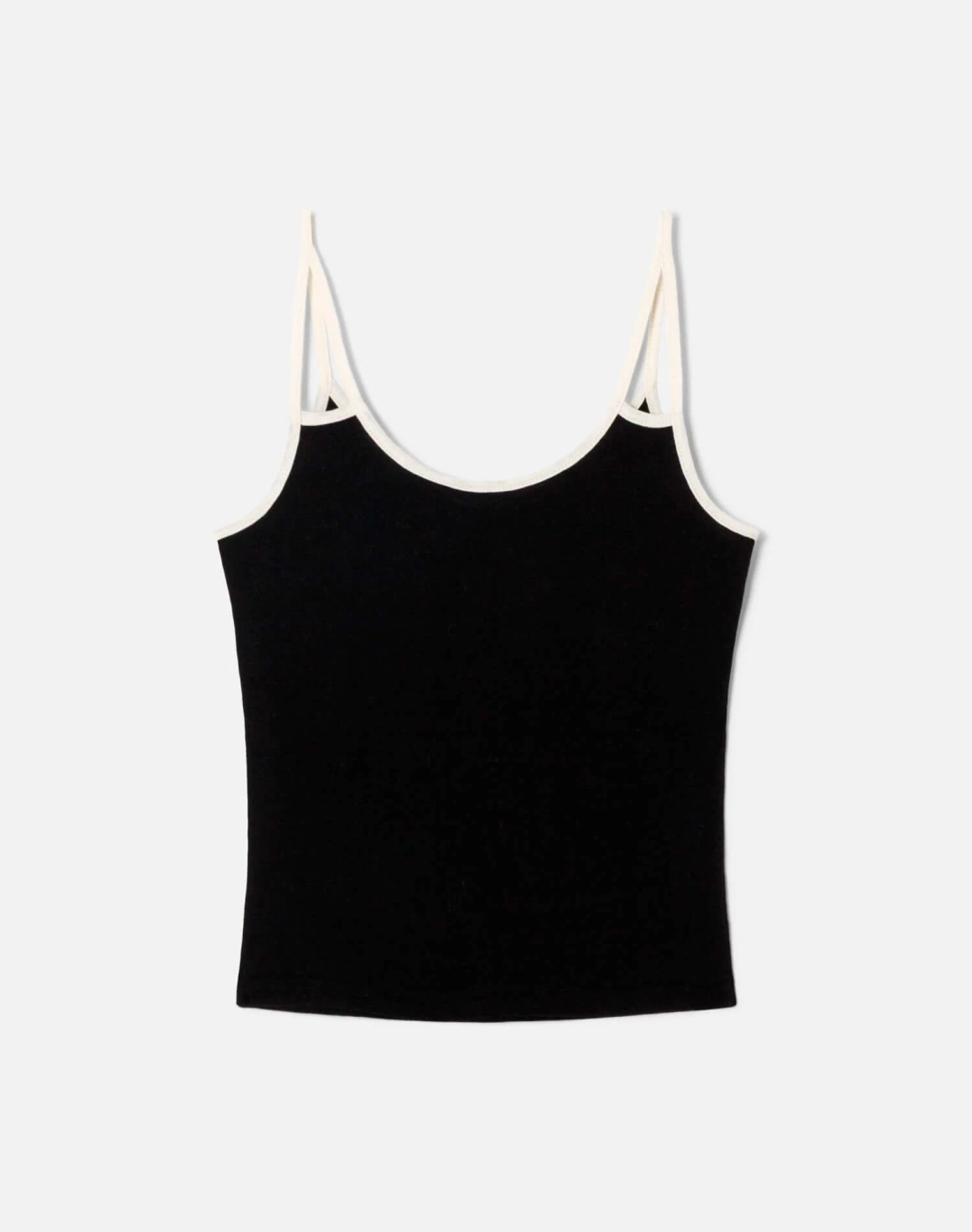 리던 Hanes Gemini Tank - Black with Vintage White 상품 이미지 2