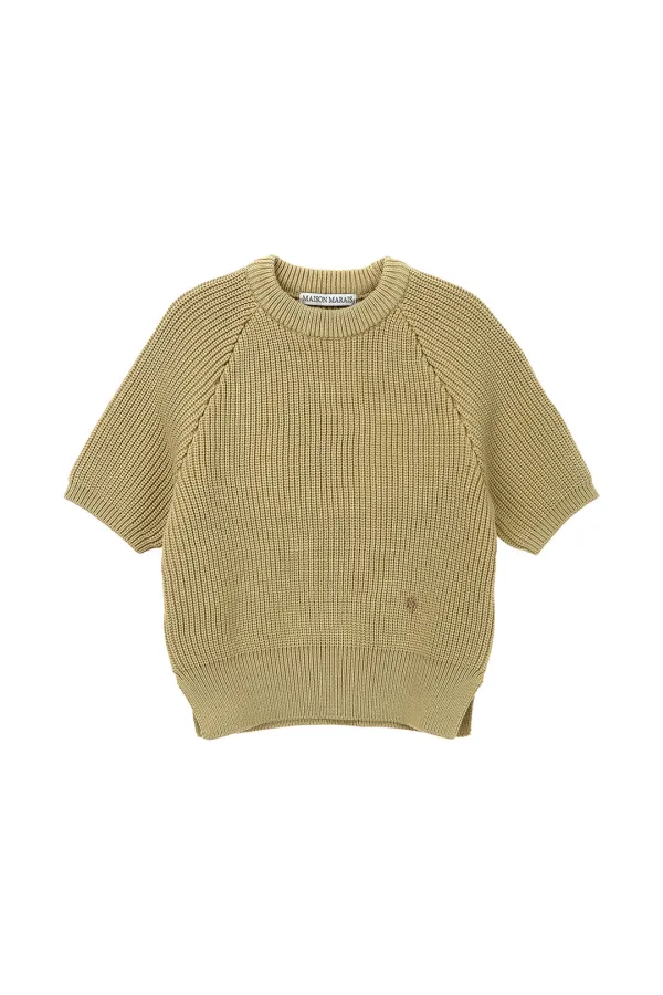 Lounge Knit Top, Olive