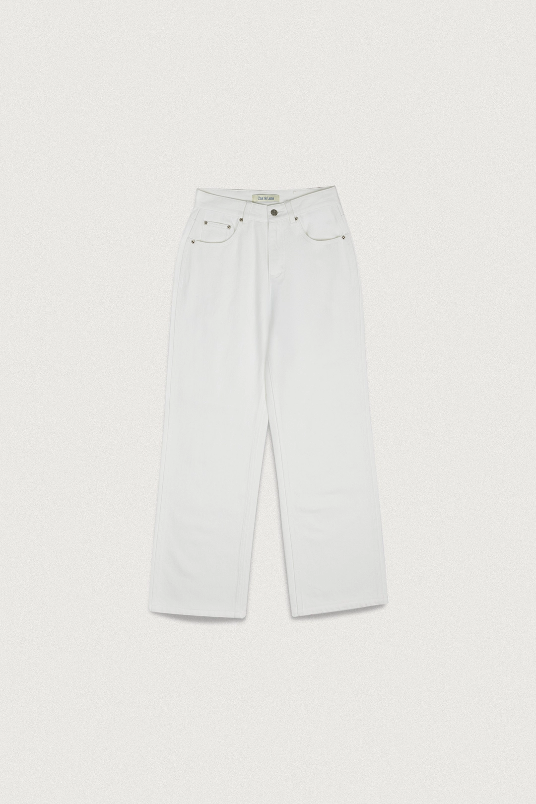 샤드라마 SIGNATURE  STITCH DENIM PANTS [WHITE] 상품 이미지 3