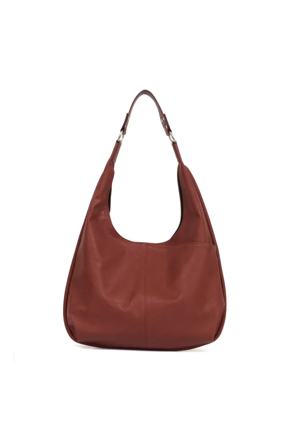 미디움 슬래쉬 호보 백 medium slash hobo bag (brick)