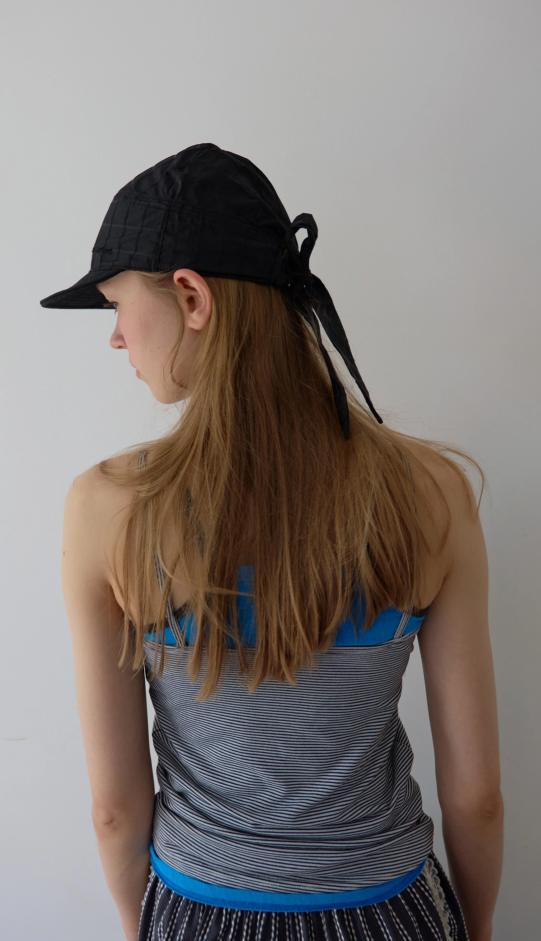 노컨텐츠 184. Paneled Stripe Sleeveless _ White 상품 이미지 2