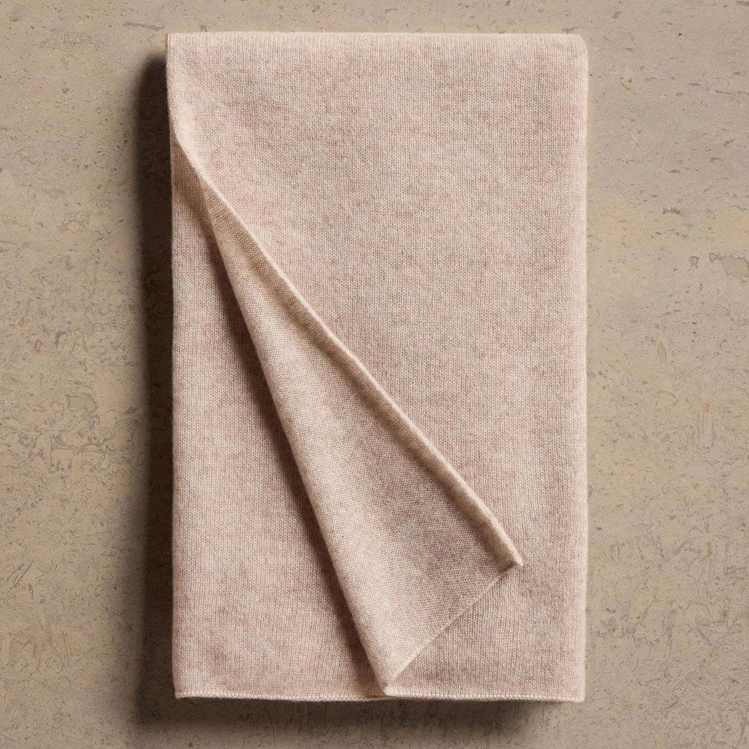 제임스펄스 Open Knit Cashmere Scarf - Light Beige 상품 이미지 2