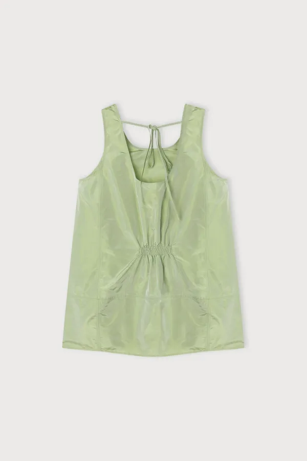 GLOSSY STRAP SLEEVELESS
