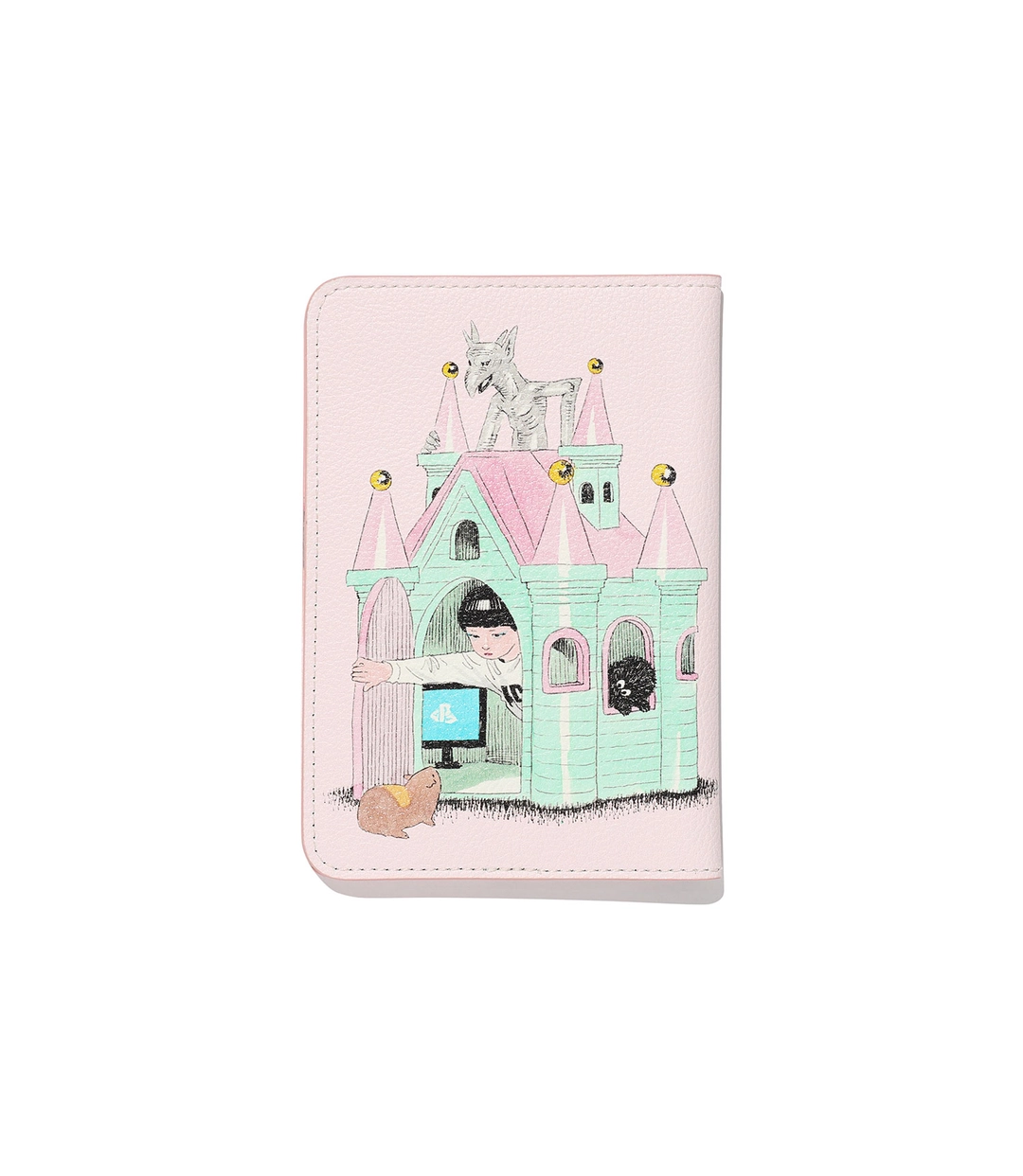 나이스고스트클럽 gakiya isamu passport case[pink] 상품 이미지 3