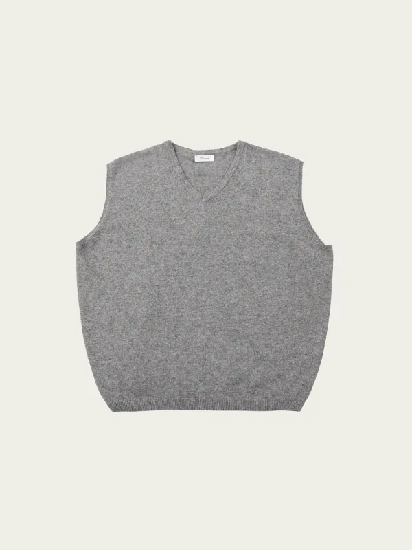 Leze Knit Vest - Gray