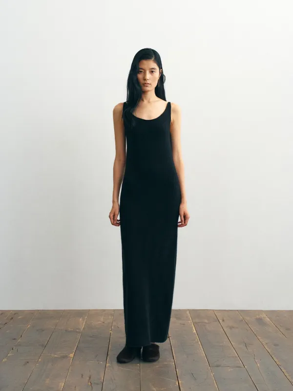 Linea Knit Dress_Black