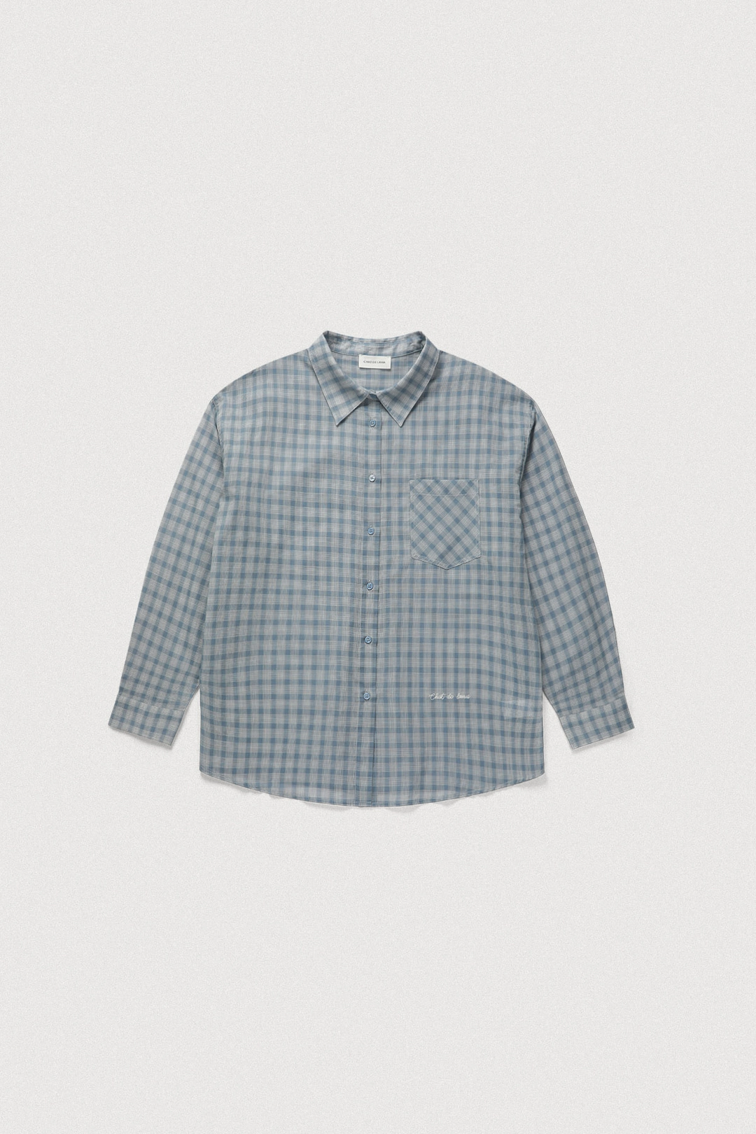 샤드라마 OVERFIT SOFT PLAID SHIRT [SKY BLUE] 상품 이미지 1