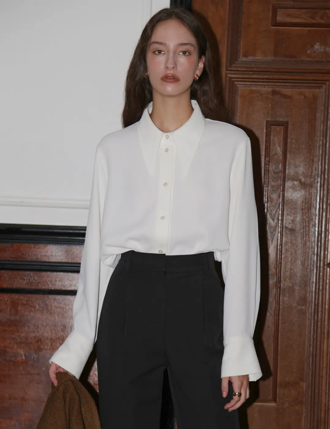 노미나떼 Lui Blouse (Ivory) 상품 이미지 2