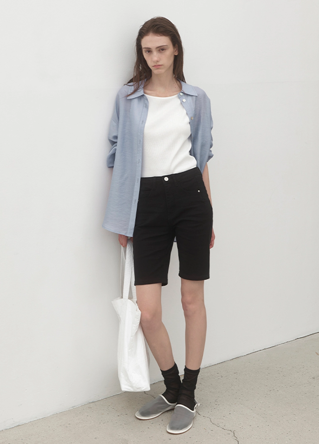 아뜰리에 나인 (PT-5558)AMORA BERMUDA HALF PANTS 상품 이미지 3