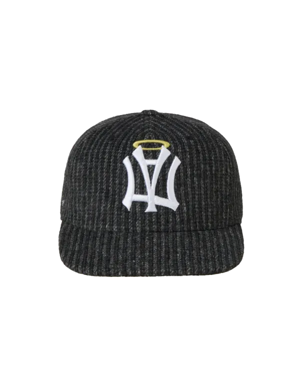 AE SYMBOL STRIPE ANGEL WING CAP [BLACK]