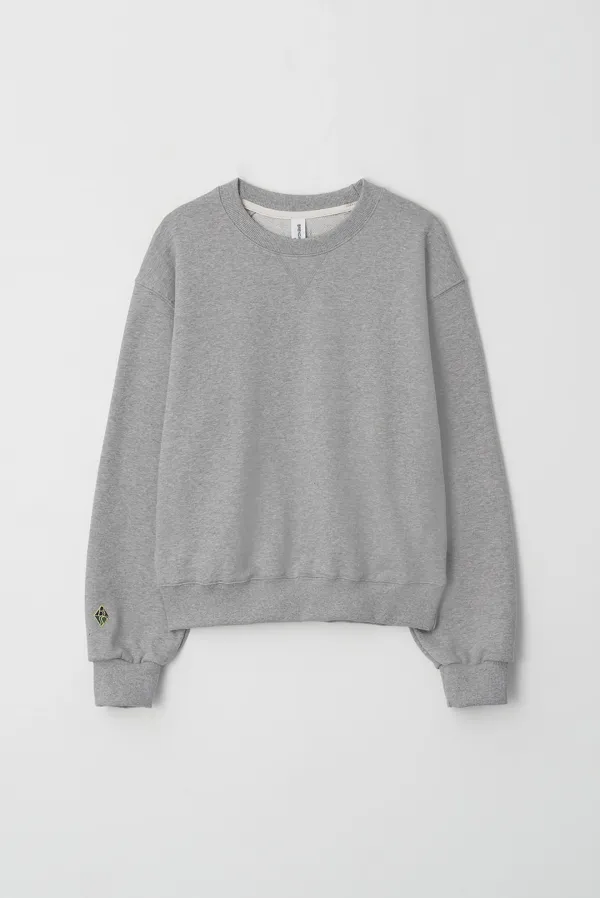 layered sweatshirt - grey