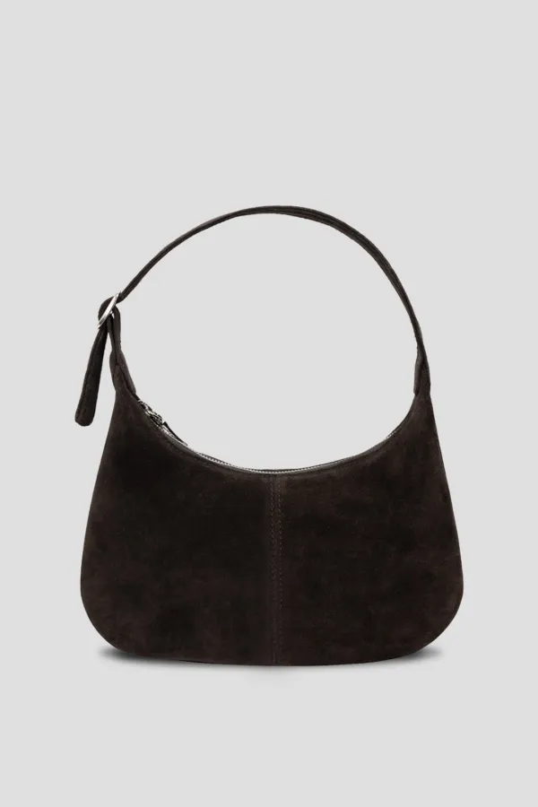 Suede Slit Hobo Bag Mini_brown *2일이내 출고