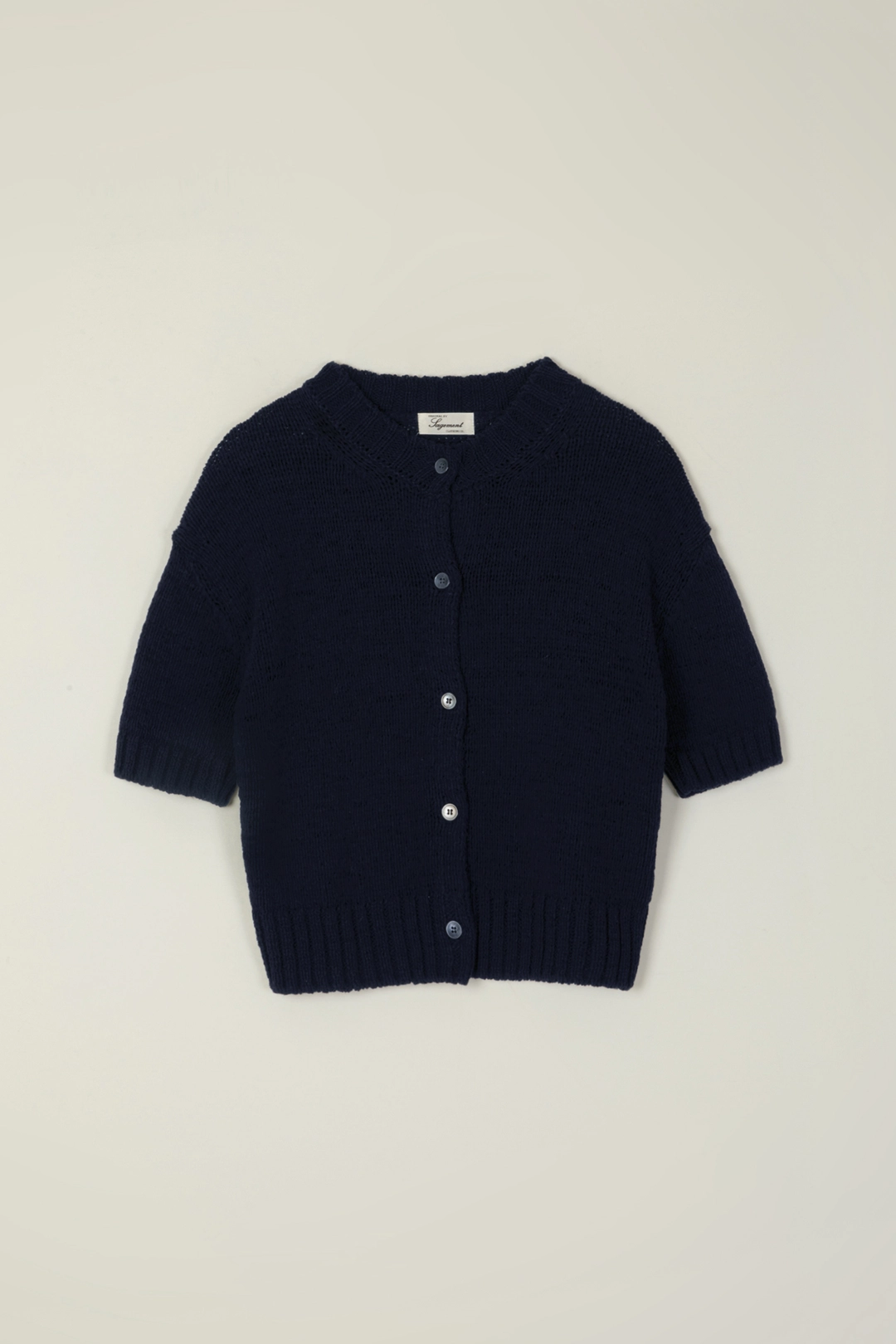 세이지먼트 TERI HALF CARDIGAN_NAVY 상품 이미지 1