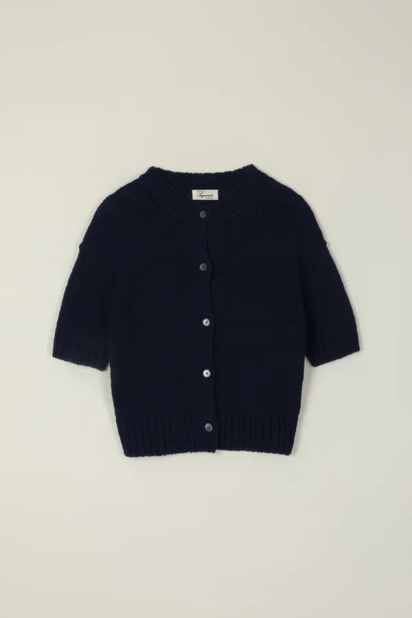 TERI HALF CARDIGAN_NAVY