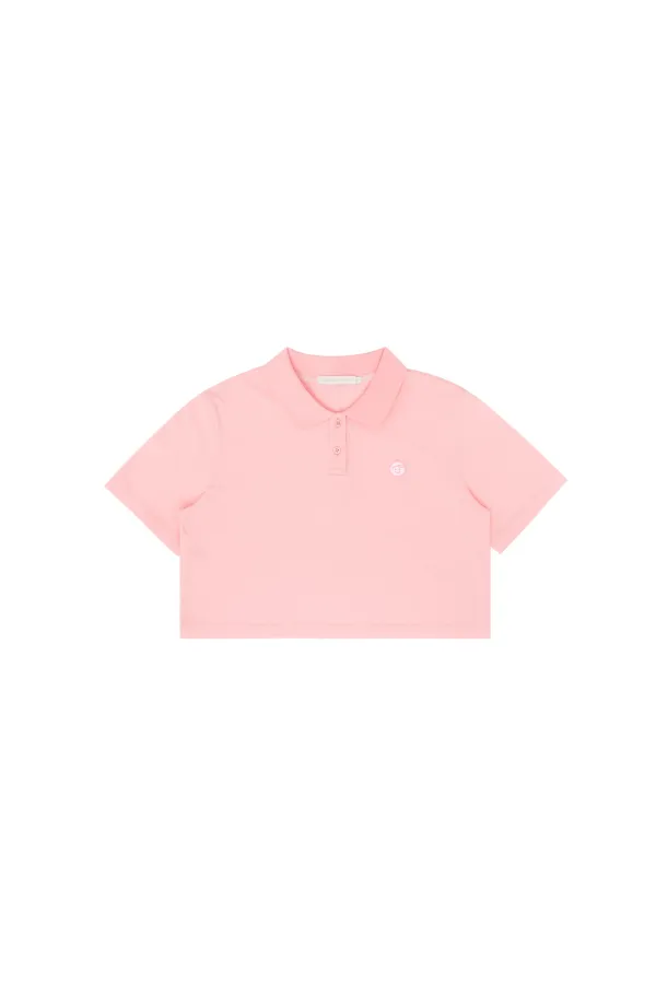 Piv\'vee Smiley Crop PK Shirt