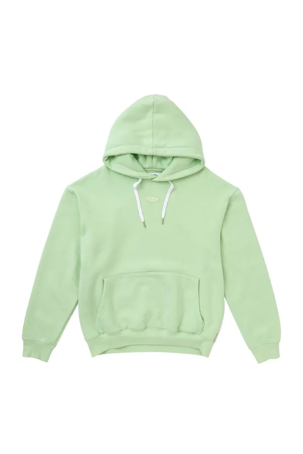 FOOT PRINT HOODIE-MINT