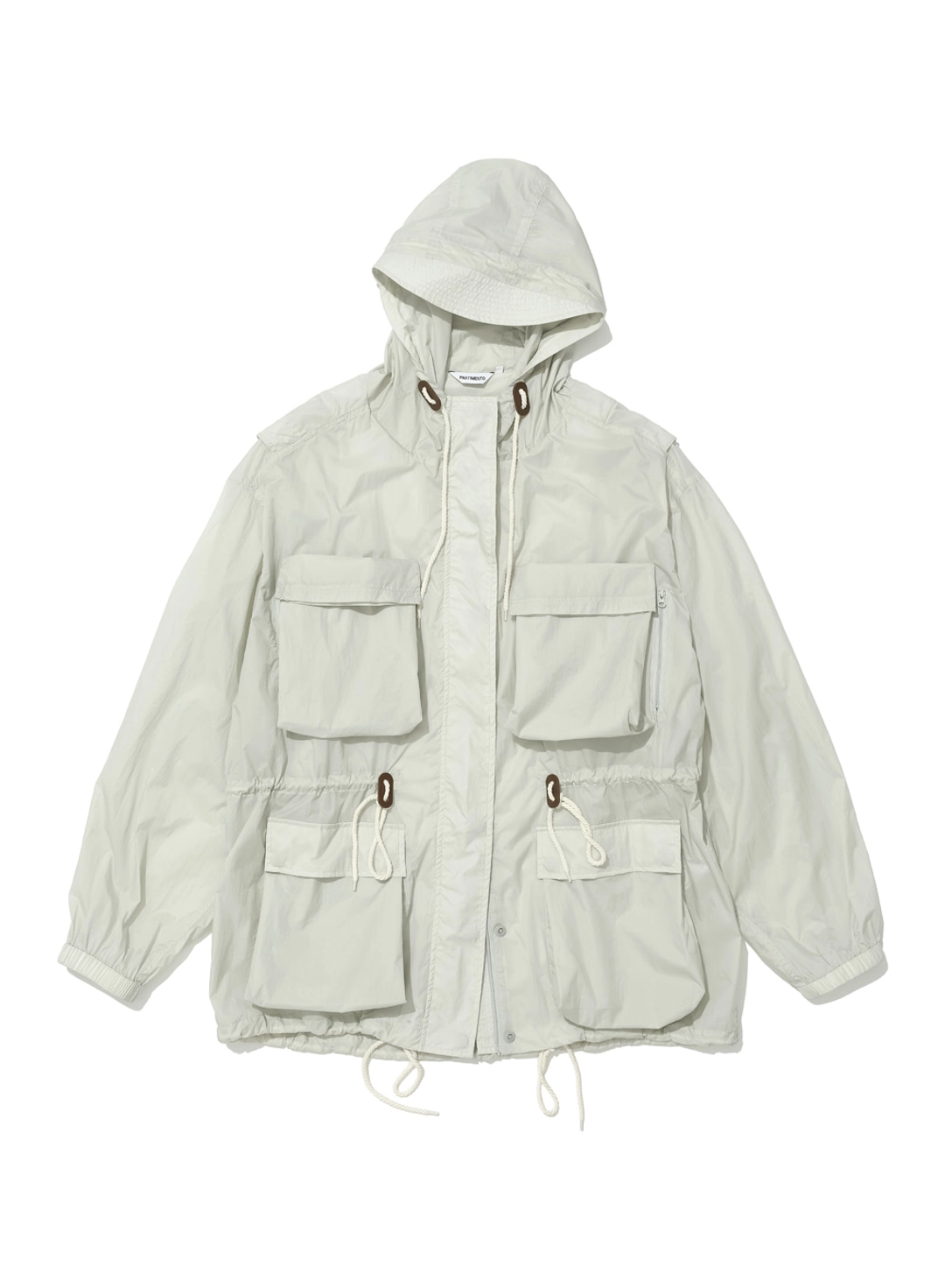파르티멘토 [WOMEN] LIGHTWEIGHT HOODED UTILITY JACKET_ECRU 상품 이미지 1