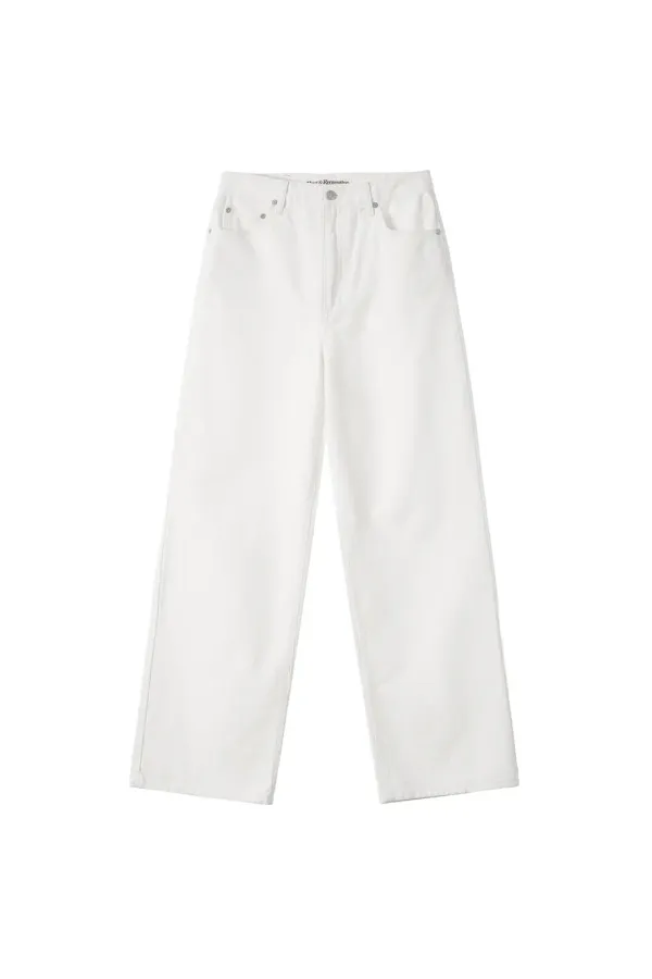 RR WIDE JEANS - WHITE