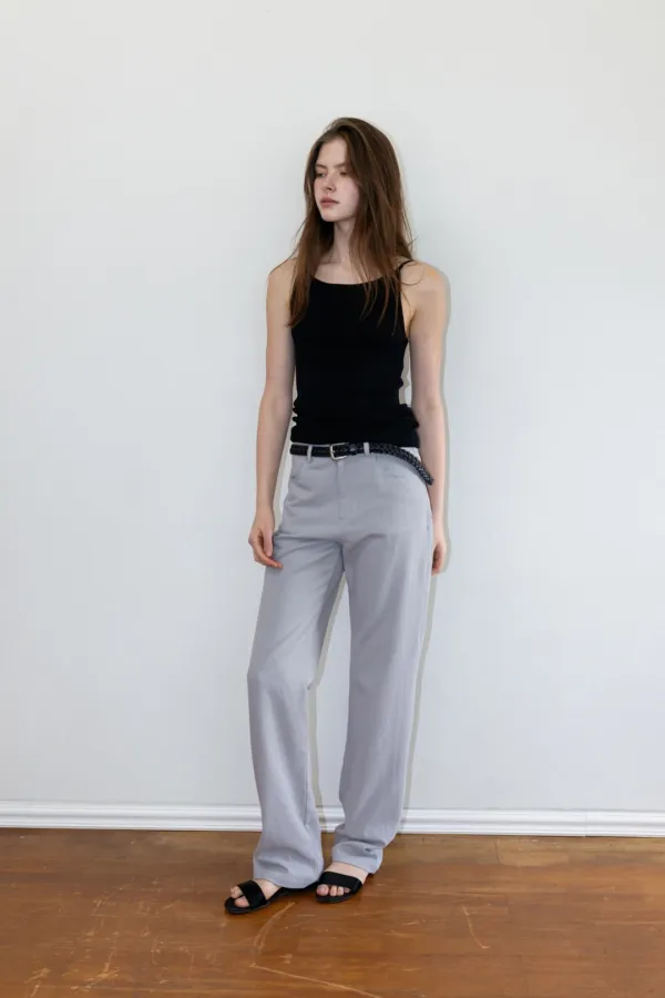 [2nd] Pale Cotton Pants_Skyblue