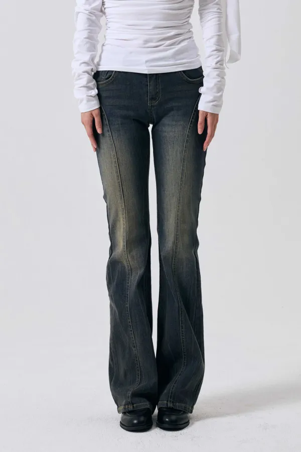 ELLA BOOTCUT DENIM PANTS / BLUE