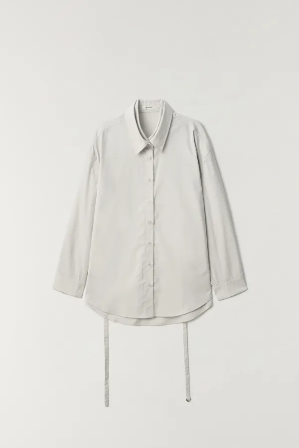 더블 레이어 셔츠 LIGHT GREY