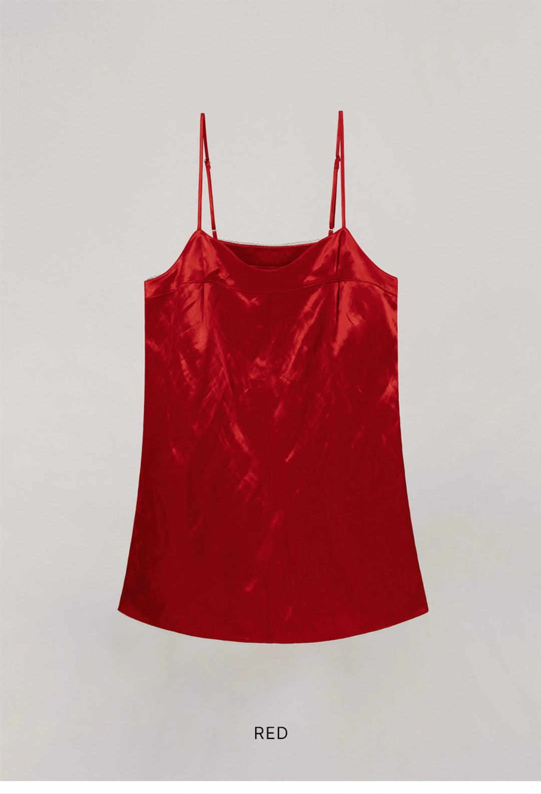 오버듀플레어 [LIMITED]SATIN MINI DRESS_RED 상품 이미지 3